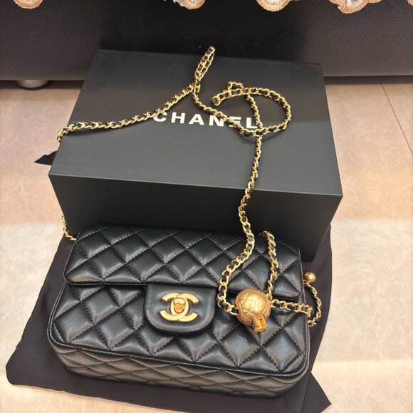 Chanel classic black love bag - Picture 2 of 10